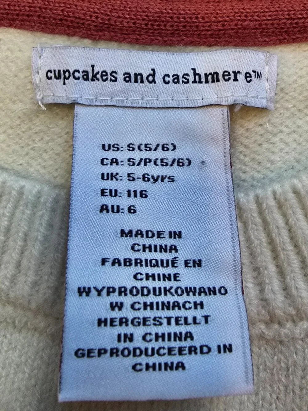 Cupcakes & Cashmere Girl's Sweater and Houndstooth Skirt Set - Apples